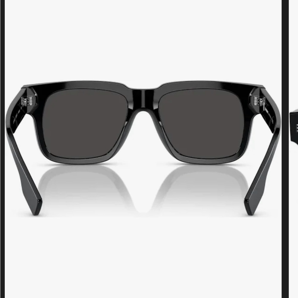 NWT- Burberry Hayden BE4394 Black Sunglasses with Tan Case - Picture 9 of 13